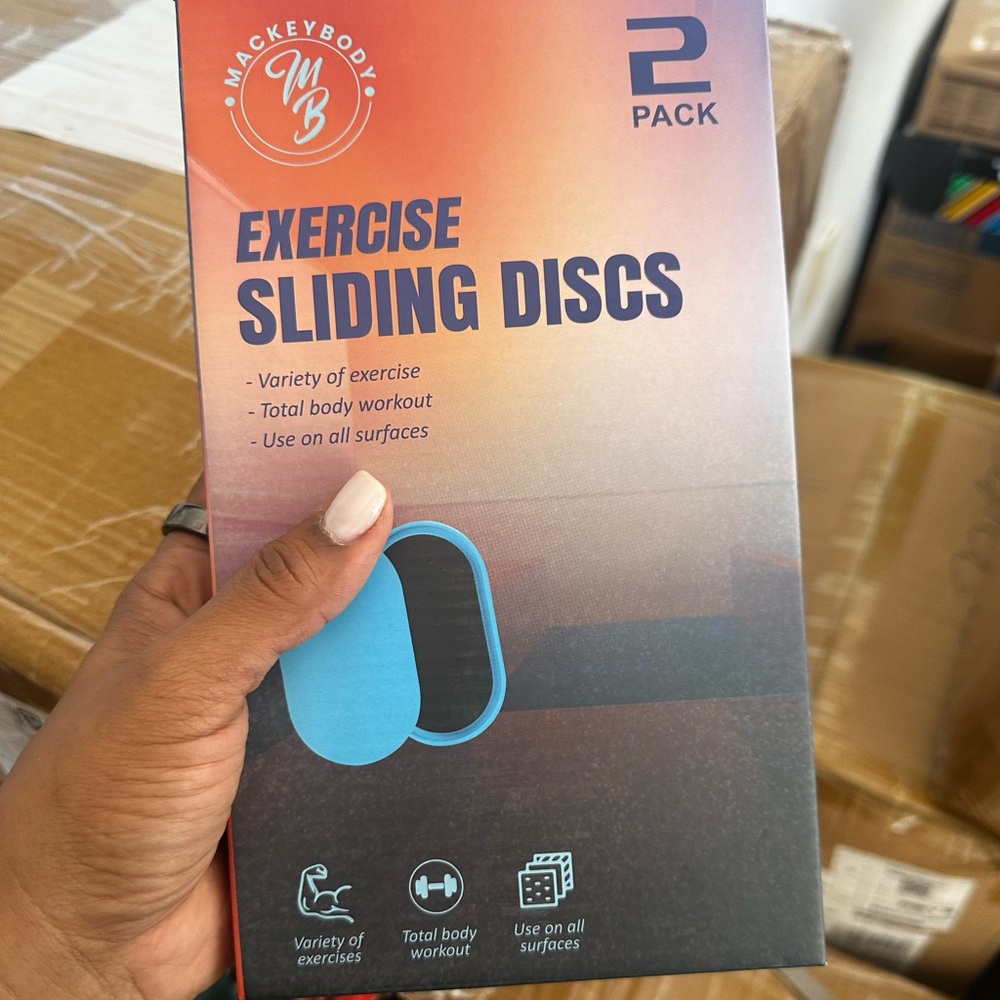 Large Oval Workout Sliders - New